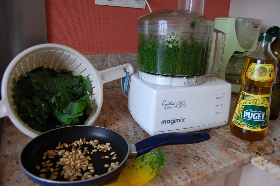 Et voici comment on pr�pare le PESTO