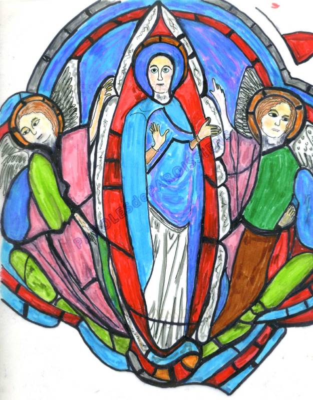 Évangile selon saint Luc 1,39-56
En ces jours-là, Marie se mit en route et se rendit avec empressement vers la région montagneuse, dans une ville de Judée. Elle entra dans la maison de Zacharie et salua Élisabeth. Or, quand Élisabeth entendit la salutation de Marie, l’enfant tressaillit en elle. Alors, Élisabeth fut remplie d’Esprit Saint, et s’écria d’une voix forte : « Tu es bénie entre toutes les femmes, et le fruit de tes entrailles est béni. D’où m’est-il donné que la mère de mon Seigneur vienne jusqu’à moi ? Car, lorsque tes paroles de salutation sont parvenues à mes oreilles, l’enfant a tressailli d’allégresse en moi. Heureuse celle qui a cru à l’accomplissement des paroles qui lui furent dites de la part du Seigneur. »
Marie dit alors : « Mon âme exalte le Seigneur, exulte mon esprit en Dieu, mon Sauveur ! Il s’est penché sur son humble servante ; désormais tous les âges me diront bienheureuse. Le Puissant fit pour moi des merveilles ; Saint est son nom ! Sa miséricorde s’étend d’âge en âge sur ceux qui le craignent. Déployant la force de son bras, il disperse les superbes. Il renverse les puissants de leurs trônes, il élève les humbles. Il comble de biens les affamés, renvoie les riches les mains vides. Il relève Israël son serviteur, il se souvient de son amour, de la promesse faite à nos pères, en faveur d’Abraham et sa descendance à jamais. »
Marie resta avec Élisabeth environ trois mois, puis elle s’en retourna chez elle.
http://croire.la-croix.com/Paroisses/Textes-du-dimanche/2017/Assomption-mardi-15-aout-2017/Comme-Marie
par P. Chatov, assomptionniste. Évangile selon saint Luc 1,39-56
En ces jours-là, Marie se mit en route et se rendit avec empressement vers la région montagneuse, dans une ville de Judée. Elle entra dans la maison de Zacharie et salua Élisabeth. Or, quand Élisabeth entendit la salutation de Marie, l’enfant tressaillit en elle. Alors, Élisabeth fut remplie d’Esprit Saint, et s’écria d’une voix forte : « Tu es bénie entre toutes les femmes, et le fruit de tes entrailles est béni. D’où m’est-il donné que la mère de mon Seigneur vienne jusqu’à moi ? Car, lorsque tes paroles de salutation sont parvenues à mes oreilles, l’enfant a tressailli d’allégresse en moi. Heureuse celle qui a cru à l’accomplissement des paroles qui lui furent dites de la part du Seigneur. »
Marie dit alors : « Mon âme exalte le Seigneur, exulte mon esprit en Dieu, mon Sauveur ! Il s’est penché sur son humble servante ; désormais tous les âges me diront bienheureuse. Le Puissant fit pour moi des merveilles ; Saint est son nom ! Sa miséricorde s’étend d’âge en âge sur ceux qui le craignent. Déployant la force de son bras, il disperse les superbes. Il renverse les puissants de leurs trônes, il élève les humbles. Il comble de biens les affamés, renvoie les riches les mains vides. Il relève Israël son serviteur, il se souvient de son amour, de la promesse faite à nos pères, en faveur d’Abraham et sa descendance à jamais. »
Marie resta avec Élisabeth environ trois mois, puis elle s’en retourna chez elle.
http://croire.la-croix.com/Paroisses/Textes-du-dimanche/2017/Assomption-mardi-15-aout-2017/Comme-Marie
par P. Chatov, assomptionniste.