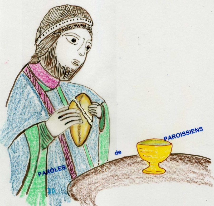 Évangile selon saint Jean 6,51-58
En ce temps-là, Jésus disait aux foules des Juifs : « Moi, je suis le pain vivant, qui est descendu du ciel : si quelqu’un mange de ce pain, il vivra éternellement. Le pain que je donnerai, c’est ma chair, donnée pour la vie du monde. » Les Juifs se querellaient entre eux : « Comment celui-là peut-il nous donner sa chair à manger ? » Jésus leur dit alors : « Amen, amen, je vous le dis : si vous ne mangez pas la chair du Fils de l’homme, et si vous ne buvez pas son sang, vous n’avez pas la vie en vous. Celui qui mange ma chair et boit mon sang a la vie éternelle ; et moi, je le ressusciterai au dernier jour. En effet, ma chair est la vraie nourriture, et mon sang est la vraie boisson. Celui qui mange ma chair et boit mon sang demeure en moi, et moi, je demeure en lui. De même que le Père, qui est vivant, m’a envoyé, et que moi je vis par le Père, de même celui qui me mange, lui aussi vivra par moi. Tel est le pain qui est descendu du ciel : il n’est pas comme celui que les pères ont mangé. Eux, ils sont morts ; celui qui mange ce pain vivra éternellement. »
http://croire.la-croix.com/Paroisses/Textes-du-dimanche/2017/Saint-Sacrement-Corps-et-Sang-du-Christ-dimanche-18-juin-2017/Un-Dieu-deconcertant Évangile selon saint Jean 6,51-58
En ce temps-là, Jésus disait aux foules des Juifs : « Moi, je suis le pain vivant, qui est descendu du ciel : si quelqu’un mange de ce pain, il vivra éternellement. Le pain que je donnerai, c’est ma chair, donnée pour la vie du monde. » Les Juifs se querellaient entre eux : « Comment celui-là peut-il nous donner sa chair à manger ? » Jésus leur dit alors : « Amen, amen, je vous le dis : si vous ne mangez pas la chair du Fils de l’homme, et si vous ne buvez pas son sang, vous n’avez pas la vie en vous. Celui qui mange ma chair et boit mon sang a la vie éternelle ; et moi, je le ressusciterai au dernier jour. En effet, ma chair est la vraie nourriture, et mon sang est la vraie boisson. Celui qui mange ma chair et boit mon sang demeure en moi, et moi, je demeure en lui. De même que le Père, qui est vivant, m’a envoyé, et que moi je vis par le Père, de même celui qui me mange, lui aussi vivra par moi. Tel est le pain qui est descendu du ciel : il n’est pas comme celui que les pères ont mangé. Eux, ils sont morts ; celui qui mange ce pain vivra éternellement. »
http://croire.la-croix.com/Paroisses/Textes-du-dimanche/2017/Saint-Sacrement-Corps-et-Sang-du-Christ-dimanche-18-juin-2017/Un-Dieu-deconcertant