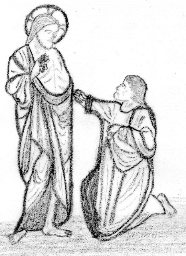 Évangile selon Jean 20,19-31
C'était après la mort de Jésus. Le soir venu, en ce premier jour de la semaine, alors que les portes du lieu où se trouvaient les disciples étaient verrouillées par crainte des Juifs, Jésus vint, et il était là au milieu d'eux. Il leur dit : « La paix soit avec vous ! » Après cette parole, il leur montra ses mains et son côté. Les disciples furent remplis de joie en voyant le Seigneur. Jésus leur dit de nouveau : « La paix soit avec vous ! De même que le Père m'a envoyé, moi aussi, je vous envoie. » Ayant ainsi parlé, il souffla sur eux et il leur dit : « Recevez l'Esprit Saint. À qui vous remettrez ses péchés, ils seront remis; à qui vous maintiendrez ses péchés, ils seront maintenus. »
Or, l'un des Douze, Thomas, appelé Didyme (c’est-à-dire Jumeau), n'était pas avec eux quand Jésus était venu. Les autres disciples lui disaient : « Nous avons vu le Seigneur ! » Mais il leur déclara : « Si je ne vois pas dans ses mains la marque des clous, si je ne mets pas mon doigt dans la marque des clous, si je ne mets pas la main dans son côté, non, je ne croirai pas ! »
Huit jours plus tard, les disciples se trouvaient de nouveau dans la maison, et Thomas était avec eux. Jésus vient, alors que les portes étaient verrouillées, et il était là au milieu d'eux. Il dit : « La paix soit avec vous ! » Puis il dit à Thomas : « Avance ton doigt ici, et vois mes mains ; avance ta main, et mets-la dans mon côté : cesse d'être incrédule, sois croyant. » Alors Thomas lui dit: « Mon Seigneur et mon Dieu ! » Jésus lui dit : « Parce que tu m'as vu, tu crois. Heureux ceux qui croient sans avoir vu. »
Il y a encore beaucoup d'autres signes que Jésus a faits en présence des disciples et qui ne sont pas écrits dans ce livre. Mais ceux-là ont été écrits pour que vous croyiez que Jésus est le Christ, le Fils de Dieu, et pour qu'en croyant, vous ayez la vie en son nom.
http://croire.la-croix.com/Paroisses/Textes-du-dimanche/2017/2e-dimanche-de-Paques-dimanche-23-avril-2017/Les-portes-verrouillees Évangile selon Jean 20,19-31
C'était après la mort de Jésus. Le soir venu, en ce premier jour de la semaine, alors que les portes du lieu où se trouvaient les disciples étaient verrouillées par crainte des Juifs, Jésus vint, et il était là au milieu d'eux. Il leur dit : « La paix soit avec vous ! » Après cette parole, il leur montra ses mains et son côté. Les disciples furent remplis de joie en voyant le Seigneur. Jésus leur dit de nouveau : « La paix soit avec vous ! De même que le Père m'a envoyé, moi aussi, je vous envoie. » Ayant ainsi parlé, il souffla sur eux et il leur dit : « Recevez l'Esprit Saint. À qui vous remettrez ses péchés, ils seront remis; à qui vous maintiendrez ses péchés, ils seront maintenus. »
Or, l'un des Douze, Thomas, appelé Didyme (c’est-à-dire Jumeau), n'était pas avec eux quand Jésus était venu. Les autres disciples lui disaient : « Nous avons vu le Seigneur ! » Mais il leur déclara : « Si je ne vois pas dans ses mains la marque des clous, si je ne mets pas mon doigt dans la marque des clous, si je ne mets pas la main dans son côté, non, je ne croirai pas ! »
Huit jours plus tard, les disciples se trouvaient de nouveau dans la maison, et Thomas était avec eux. Jésus vient, alors que les portes étaient verrouillées, et il était là au milieu d'eux. Il dit : « La paix soit avec vous ! » Puis il dit à Thomas : « Avance ton doigt ici, et vois mes mains ; avance ta main, et mets-la dans mon côté : cesse d'être incrédule, sois croyant. » Alors Thomas lui dit: « Mon Seigneur et mon Dieu ! » Jésus lui dit : « Parce que tu m'as vu, tu crois. Heureux ceux qui croient sans avoir vu. »
Il y a encore beaucoup d'autres signes que Jésus a faits en présence des disciples et qui ne sont pas écrits dans ce livre. Mais ceux-là ont été écrits pour que vous croyiez que Jésus est le Christ, le Fils de Dieu, et pour qu'en croyant, vous ayez la vie en son nom.
http://croire.la-croix.com/Paroisses/Textes-du-dimanche/2017/2e-dimanche-de-Paques-dimanche-23-avril-2017/Les-portes-verrouillees