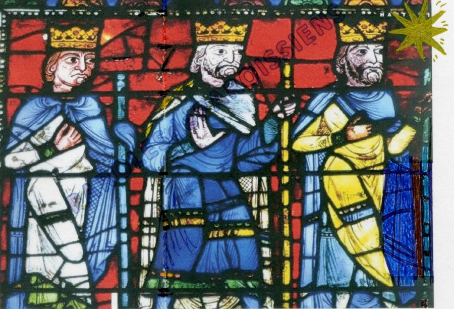 Evangile : Matthieu 2,1-12
Jésus était né à Bethléem en Judée, au temps du roi Hérode le Grand. Or, voici que des mages venus d’Orient
arrivèrent à Jérusalem et demandèrent : « Où est le roi des Juifs qui vient de naître ? Nous avons vu son étoile à l’orient et nous sommes venus nous prosterner devant lui. » En apprenant cela, le roi Hérode fut bouleversé,
et tout Jérusalem avec lui. Il réunit tous les grands prêtres et les scribes du peuple, pour leur demander où devait naître le Christ. Ils lui répondirent : « À Bethléem en Judée, car voici ce qui est écrit par le prophète : Et toi, Bethléem, terre de Juda, tu n’es certes pas le dernier parmi les chefs-lieux de Juda, car de toi sortira un chef, qui sera le berger de mon peuple Israël. » Alors Hérode convoqua les mages en secret
pour leur faire préciser à quelle date l’étoile était apparue ; puis il les envoya à Bethléem, en leur disant : « Allez vous renseigner avec précision sur l’enfant. Et quand vous l’aurez trouvé, venez me l’annoncer pour que j’aille, moi aussi, me prosterner devant lui. » Après avoir entendu le roi, ils partirent.
Et voici que l’étoile qu’ils avaient vue à l’orient les précédait, jusqu’à ce qu’elle vienne s’arrêter au-dessus de l’endroit où se trouvait l’enfant. Quand ils virent l’étoile, ils se réjouirent d’une très grande joie. Ils entrèrent dans la maison, ils virent l’enfant avec Marie sa mère ; et, tombant à ses pieds, ils se prosternèrent devant lui. Ils ouvrirent leurs coffrets, et lui offrirent leurs présents : de l’or, de l’encens et de la myrrhe.
Mais, avertis en songe de ne pas retourner chez Hérode,
ils regagnèrent leur pays par un autre chemin.
http://croire.la-croix.com/Paroisses/Textes-du-dimanche/2017/Epiphanie-dimanche-08-janvier-2017/Les-nations-marcheront-vers-ta-lumiere Evangile : Matthieu 2,1-12
Jésus était né à Bethléem en Judée, au temps du roi Hérode le Grand. Or, voici que des mages venus d’Orient
arrivèrent à Jérusalem et demandèrent : « Où est le roi des Juifs qui vient de naître ? Nous avons vu son étoile à l’orient et nous sommes venus nous prosterner devant lui. » En apprenant cela, le roi Hérode fut bouleversé,
et tout Jérusalem avec lui. Il réunit tous les grands prêtres et les scribes du peuple, pour leur demander où devait naître le Christ. Ils lui répondirent : « À Bethléem en Judée, car voici ce qui est écrit par le prophète : Et toi, Bethléem, terre de Juda, tu n’es certes pas le dernier parmi les chefs-lieux de Juda, car de toi sortira un chef, qui sera le berger de mon peuple Israël. » Alors Hérode convoqua les mages en secret
pour leur faire préciser à quelle date l’étoile était apparue ; puis il les envoya à Bethléem, en leur disant : « Allez vous renseigner avec précision sur l’enfant. Et quand vous l’aurez trouvé, venez me l’annoncer pour que j’aille, moi aussi, me prosterner devant lui. » Après avoir entendu le roi, ils partirent.
Et voici que l’étoile qu’ils avaient vue à l’orient les précédait, jusqu’à ce qu’elle vienne s’arrêter au-dessus de l’endroit où se trouvait l’enfant. Quand ils virent l’étoile, ils se réjouirent d’une très grande joie. Ils entrèrent dans la maison, ils virent l’enfant avec Marie sa mère ; et, tombant à ses pieds, ils se prosternèrent devant lui. Ils ouvrirent leurs coffrets, et lui offrirent leurs présents : de l’or, de l’encens et de la myrrhe.
Mais, avertis en songe de ne pas retourner chez Hérode,
ils regagnèrent leur pays par un autre chemin.
http://croire.la-croix.com/Paroisses/Textes-du-dimanche/2017/Epiphanie-dimanche-08-janvier-2017/Les-nations-marcheront-vers-ta-lumiere