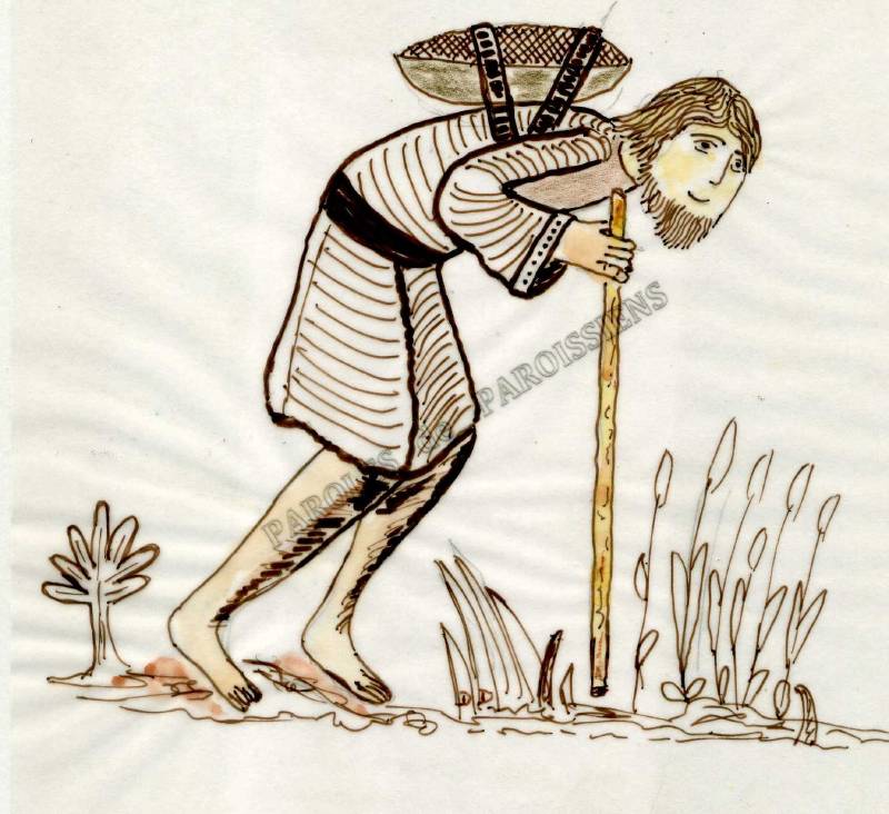 Évangile selon saint Matthieu 11,25-30
En ce temps-là, Jésus prit la parole et dit : « Père, Seigneur du ciel et de la terre, je proclame ta louange : ce que tu as caché aux sages et aux savants, tu l’as révélé aux tout-petits. Oui, Père, tu l’as voulu ainsi dans ta bienveillance. Tout m’a été remis par mon Père ; personne ne connaît le Fils, sinon le Père, et personne ne connaît le Père, sinon le Fils, et celui à qui le Fils veut le révéler.
Venez à moi, vous tous qui peinez sous le poids du fardeau, et moi, je vous procurerai le repos. Prenez sur vous mon joug,
devenez mes disciples, car je suis doux et humble de cœur, et vous trouverez le repos pour votre âme. Oui, mon joug est facile à porter, et mon fardeau, léger. »
http://croire.la-croix.com/Paroisses/Textes-du-dimanche/2017/14e-dimanche-ordinaire-dimanche-09-juillet-2017/Vous-trouverez-le-repos Évangile selon saint Matthieu 11,25-30
En ce temps-là, Jésus prit la parole et dit : « Père, Seigneur du ciel et de la terre, je proclame ta louange : ce que tu as caché aux sages et aux savants, tu l’as révélé aux tout-petits. Oui, Père, tu l’as voulu ainsi dans ta bienveillance. Tout m’a été remis par mon Père ; personne ne connaît le Fils, sinon le Père, et personne ne connaît le Père, sinon le Fils, et celui à qui le Fils veut le révéler.
Venez à moi, vous tous qui peinez sous le poids du fardeau, et moi, je vous procurerai le repos. Prenez sur vous mon joug,
devenez mes disciples, car je suis doux et humble de cœur, et vous trouverez le repos pour votre âme. Oui, mon joug est facile à porter, et mon fardeau, léger. »
http://croire.la-croix.com/Paroisses/Textes-du-dimanche/2017/14e-dimanche-ordinaire-dimanche-09-juillet-2017/Vous-trouverez-le-repos