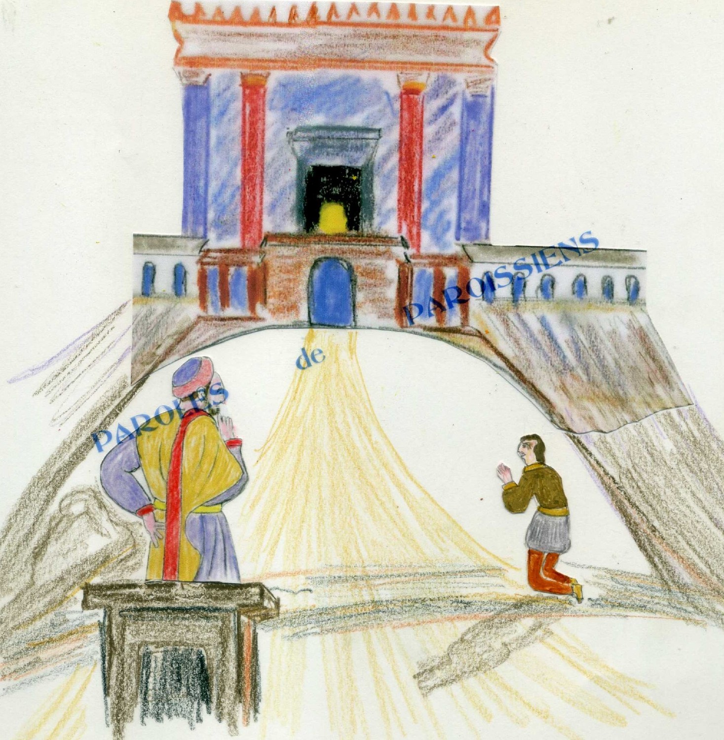 Évangile selon saint Luc 18,9-14
En ce temps-là, à l’adresse de certains qui étaient convaincus d’être justes et qui méprisaient les autres, Jésus dit la parabole que voici : « Deux hommes montèrent au Temple pour prier. L’un était pharisien, et l’autre, publicain (c’est-à-dire un collecteur d’impôts). Le pharisien se tenait debout et priait en lui-même : ‘Mon Dieu, je te rends grâce parce que je ne suis pas comme les autres hommes – ils sont voleurs, injustes, adultères –, ou encore comme ce publicain. Je jeûne deux fois par semaine et je verse le dixième de tout ce que je gagne.’ Le publicain, lui, se tenait à distance et n’osait même pas lever les yeux vers le ciel ; mais il se frappait la poitrine, en disant : ‘Mon Dieu, montre-toi favorable au pécheur que je suis !’ Je vous le déclare : quand ce dernier redescendit dans sa maison, c’est lui qui était devenu un homme juste, plutôt que l’autre. Qui s’élève sera abaissé ; qui s’abaisse sera élevé. »
https://www.abbaye-tamie.com/archives/la_communaute/la_liturgie/homelies_tamie/archives-homelies-tamie/homelies_2007/homelie-30eme-dimanche
Commentaire du Père Claude de l'abbaye Notre Dame de Tamié Évangile selon saint Luc 18,9-14
En ce temps-là, à l’adresse de certains qui étaient convaincus d’être justes et qui méprisaient les autres, Jésus dit la parabole que voici : « Deux hommes montèrent au Temple pour prier. L’un était pharisien, et l’autre, publicain (c’est-à-dire un collecteur d’impôts). Le pharisien se tenait debout et priait en lui-même : ‘Mon Dieu, je te rends grâce parce que je ne suis pas comme les autres hommes – ils sont voleurs, injustes, adultères –, ou encore comme ce publicain. Je jeûne deux fois par semaine et je verse le dixième de tout ce que je gagne.’ Le publicain, lui, se tenait à distance et n’osait même pas lever les yeux vers le ciel ; mais il se frappait la poitrine, en disant : ‘Mon Dieu, montre-toi favorable au pécheur que je suis !’ Je vous le déclare : quand ce dernier redescendit dans sa maison, c’est lui qui était devenu un homme juste, plutôt que l’autre. Qui s’élève sera abaissé ; qui s’abaisse sera élevé. »
https://www.abbaye-tamie.com/archives/la_communaute/la_liturgie/homelies_tamie/archives-homelies-tamie/homelies_2007/homelie-30eme-dimanche
Commentaire du Père Claude de l'abbaye Notre Dame de Tamié