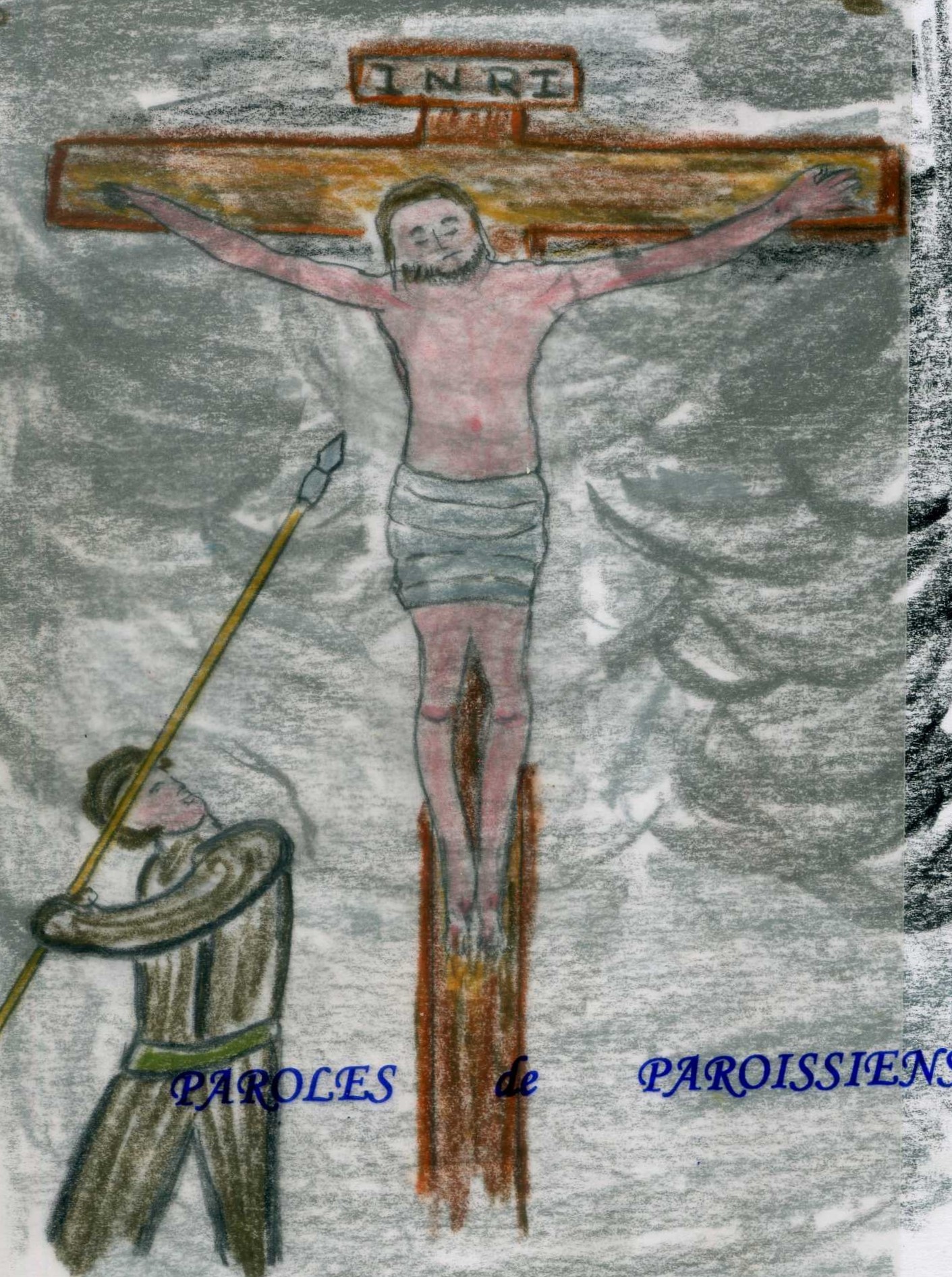 Évangile selon saint Jean 18,1-19,42
En ce temps-là, après le repas, Jésus sortit avec ses disciples et traversa le torrent du Cédron ; il y avait là un jardin, dans lequel il entra avec ses disciples. Judas, qui le livrait, connaissait l’endroit, lui aussi, car Jésus et ses disciples s’y étaient souvent réunis. Judas, avec un détachement de soldats ainsi que des gardes envoyés par les grands prêtres et les pharisiens, arrive à cet endroit. Ils avaient des lanternes, des torches et des armes.
Alors Jésus, sachant tout ce qui allait lui arriver, s’avança et leur dit : « Qui cherchez-vous ? » Ils lui répondirent : « Jésus le Nazaréen. » Il leur dit : « C’est moi, je le suis. » Judas, qui le livrait, se tenait avec eux. Quand Jésus leur répondit : « C’est moi, je le suis », ils reculèrent, et ils tombèrent à terre. Il leur demanda de nouveau : « Qui cherchez-vous ? » Ils dirent : « Jésus le Nazaréen. » Jésus répondit : « Je vous l’ai dit : c’est moi, je le suis. Si c’est bien moi que vous cherchez, ceux-là, laissez-les partir. » Ainsi s’accomplissait la parole qu’il avait dite : « Je n’ai perdu aucun de ceux que tu m’as donnés ». Or Simon-Pierre avait une épée ; il la tira, frappa le serviteur du grand prêtre et lui coupa l’oreille droite. Le nom de ce serviteur était Malcus. Jésus dit à Pierre : « Remets ton épée au fourreau. La coupe que m’a donnée le Père, vais-je refuser de la boire ? »
Alors la troupe, le commandant et les gardes juifs se saisirent de Jésus et le ligotèrent. Ils l’emmenèrent d’abord chez Hanne, beau-père de Caïphe qui était grand prêtre cette année-là. Caïphe était celui qui avait donné aux Juifs ce conseil : « Il vaut mieux qu’un seul homme meure pour le peuple. »
Or Simon-Pierre, ainsi qu’un autre disciple, suivait Jésus. Comme ce disciple était connu du grand prêtre, il entra avec Jésus dans le palais du grand prêtre. Pierre se tenait près de la porte, dehors. Alors l’autre disciple – celui qui était connu du grand prêtre – sortit, dit un mot à la servante qui gardait la porte, et fit entrer Pierre. Cette jeune servante dit alors à Pierre : « N’es-tu pas, toi aussi, l’un des disciples de cet homme ? » Il répondit : « Non, je ne le suis pas ! » Les serviteurs et les gardes se tenaient là ; comme il faisait froid, ils avaient fait un feu de braise pour se réchauffer. Pierre était avec eux, en train de se chauffer.
Le grand prêtre interrogea Jésus sur ses disciples et sur son enseignement. Jésus lui répondit : « Moi, j’ai parlé au monde ouvertement. J’ai toujours enseigné à la synagogue et dans le Temple, là où tous les Juifs se réunissent, et je n’ai jamais parlé en cachette. Pourquoi m’interroges-tu ? Ce que je leur ai dit, demande-le à ceux qui m’ont entendu. Eux savent ce que j’ai dit. » À ces mots, un des gardes, qui était à côté de Jésus, lui donna une gifle en disant : « C’est ainsi que tu réponds au grand prêtre ! » Jésus lui répliqua : « Si j’ai mal parlé, montre ce que j’ai dit de mal ? Mais si j’ai bien parlé, pourquoi me frappes-tu ? » Hanne l’envoya, toujours ligoté, au grand prêtre Caïphe.
Simon-Pierre était donc en train de se chauffer. On lui dit : « N’es-tu pas, toi aussi, l’un de ses disciples ? » Pierre le nia et dit : « Non, je ne le suis pas ! » Un des serviteurs du grand prêtre, parent de celui à qui Pierre avait coupé l’oreille, insista : « Est-ce que moi, je ne t’ai pas vu dans le jardin avec lui ? » Encore une fois, Pierre le nia. Et aussitôt un coq chanta.
Alors on emmène Jésus de chez Caïphe au Prétoire. C’était le matin. Ceux qui l’avaient amené n’entrèrent pas dans le Prétoire, pour éviter une souillure et pouvoir manger l’agneau pascal. Pilate sortit donc à leur rencontre et demanda : « Quelle accusation portez-vous contre cet homme ? » Ils lui répondirent : « S’il n’était pas un malfaiteur, nous ne t’aurions pas livré cet homme. » Pilate leur dit : « Prenez-le vous-mêmes et jugez-le suivant votre loi. » Les Juifs lui dirent : « Nous n’avons pas le droit de mettre quelqu’un à mort. » Ainsi s’accomplissait la parole que Jésus avait dite pour signifier de quel genre de mort il allait mourir. Alors Pilate rentra dans le Prétoire ; il appela Jésus et lui dit : « Es-tu le roi des Juifs ? » Jésus lui demanda : « Dis-tu cela de toi-même, ou bien d’autres te l’ont dit à mon sujet ? » Pilate répondit : « Est-ce que je suis juif, moi ? Ta nation et les grands prêtres t’ont livré à moi : qu’as-tu donc fait ? » Jésus déclara : « Ma royauté n’est pas de ce monde ; si ma royauté était de ce monde, j’aurais des gardes qui se seraient battus pour que je ne sois pas livré aux Juifs. En fait, ma royauté n’est pas d’ici. » Pilate lui dit : « Alors, tu es roi ? » Jésus répondit : « C’est toi-même qui dis que je suis roi. Moi, je suis né, je suis venu dans le monde pour ceci : rendre témoignage à la vérité. Quiconque appartient à la vérité écoute ma voix. » Pilate lui dit : « Qu’est-ce que la vérité ? »
Ayant dit cela, il sortit de nouveau à la rencontre des Juifs, et il leur déclara : « Moi, je ne trouve en lui aucun motif de condamnation. Mais, chez vous, c’est la coutume que je vous relâche quelqu’un pour la Pâque : voulez-vous donc que je vous relâche le roi des Juifs ? » Alors ils répliquèrent en criant : « Pas lui ! Mais Barabbas ! » Or ce Barabbas était un bandit.
Alors Pilate fit saisir Jésus pour qu’il soit flagellé. Les soldats tressèrent avec des épines une couronne qu’ils lui posèrent sur la tête ; puis ils le revêtirent d’un manteau pourpre. Ils s’avançaient vers lui et ils disaient : « Salut à toi, roi des Juifs ! » Et ils le giflaient.
Pilate, de nouveau, sortit dehors et leur dit : « Voyez, je vous l’amène dehors pour que vous sachiez que je ne trouve en lui aucun motif de condamnation. » Jésus donc sortit dehors, portant la couronne d’épines et le manteau pourpre. Et Pilate leur déclara : « Voici l’homme. » Quand ils le virent, les grands prêtres et les gardes se mirent à crier : « Crucifie-le ! Crucifie-le ! » Pilate leur dit : « Prenez-le vous-mêmes, et crucifiez-le ; moi, je ne trouve en lui aucun motif de condamnation. » Ils lui répondirent : « Nous avons une Loi, et suivant la Loi il doit mourir, parce qu’il s’est fait Fils de Dieu. »
Quand Pilate entendit ces paroles, il redoubla de crainte. Il rentra dans le Prétoire, et dit à Jésus : « D’où es-tu ? » Jésus ne lui fit aucune réponse. Pilate lui dit alors : « Tu refuses de me parler, à moi ? Ne sais-tu pas que j’ai pouvoir de te relâcher, et pouvoir de te crucifier ? » Jésus répondit : « Tu n’aurais aucun pouvoir sur moi si tu ne l’avais reçu d’en haut ; c’est pourquoi celui qui m’a livré à toi porte un péché plus grand. »
Dès lors, Pilate cherchait à le relâcher ; mais des Juifs se mirent à crier : « Si tu le relâches, tu n’es pas un ami de l’empereur. Quiconque se fait roi s’oppose à l’empereur. » En entendant ces paroles, Pilate amena Jésus au-dehors ; il le fit asseoir sur une estrade au lieu dit le Dallage – en hébreu : Gabbatha. C’était le jour de la Préparation de la Pâque, vers la sixième heure, environ midi. Pilate dit aux Juifs : « Voici votre roi. » Alors ils crièrent : « À mort ! À mort ! Crucifie-le ! » Pilate leur dit : « Vais-je crucifier votre roi ? » Les grands prêtres répondirent : « Nous n’avons pas d’autre roi que l’empereur. » Alors, il leur livra Jésus pour qu’il soit crucifié.
Ils se saisirent de Jésus. Et lui-même, portant sa croix, sortit en direction du lieu dit Le Crâne (ou Calvaire), qui se dit en hébreu Golgotha.
C’est là qu’ils le crucifièrent, et deux autres avec lui, un de chaque côté, et Jésus au milieu. Pilate avait rédigé un écriteau qu’il fit placer sur la croix ; il était écrit : « Jésus le Nazaréen, roi des Juifs. » Beaucoup de Juifs lurent cet écriteau, parce que l’endroit où l’on avait crucifié Jésus était proche de la ville, et que c’était écrit en hébreu, en latin et en grec. Alors les grands prêtres des Juifs dirent à Pilate : « N’écris pas : “Roi des Juifs” ; mais : “Cet homme a dit : Je suis le roi des Juifs”. » Pilate répondit : « Ce que j’ai écrit, je l’ai écrit. »
Quand les soldats eurent crucifié Jésus, ils prirent ses habits ; ils en firent quatre parts, une pour chaque soldat. Ils prirent aussi la tunique ; c’était une tunique sans couture, tissée tout d’une pièce de haut en bas. Alors ils se dirent entre eux : « Ne la déchirons pas, désignons par le sort celui qui l’aura. » Ainsi s’accomplissait la parole de l’Écriture : Ils se sont partagé mes habits ; ils ont tiré au sort mon vêtement. C’est bien ce que firent les soldats.
Or, près de la croix de Jésus se tenaient sa mère et la sœur de sa mère, Marie, femme de Cléophas, et Marie Madeleine. Jésus, voyant sa mère, et près d’elle le disciple qu’il aimait, dit à sa mère : « Femme, voici ton fils. » Puis il dit au disciple : « Voici ta mère. » Et à partir de cette heure-là, le disciple la prit chez lui.
Après cela, sachant que tout, désormais, était achevé pour que l’Écriture s’accomplisse jusqu’au bout, Jésus dit : « J’ai soif. » Il y avait là un récipient plein d’une boisson vinaigrée. On fixa donc une éponge remplie de ce vinaigre à une branche d’hysope, et on l’approcha de sa bouche. Quand il eut pris le vinaigre, Jésus dit : « Tout est accompli. » Puis, inclinant la tête, il remit l’esprit.
Comme c’était le jour de la Préparation (c’est-à-dire le vendredi), il ne fallait pas laisser les corps en croix durant le sabbat, d’autant plus que ce sabbat était le grand jour de la Pâque. Aussi les Juifs demandèrent à Pilate qu’on enlève les corps après leur avoir brisé les jambes. Les soldats allèrent donc briser les jambes du premier, puis de l’autre homme crucifié avec Jésus. Quand ils arrivèrent à Jésus, voyant qu’il était déjà mort, ils ne lui brisèrent pas les jambes, mais un des soldats avec sa lance lui perça le côté ; et aussitôt, il en sortit du sang et de l’eau. Celui qui a vu rend témoignage, et son témoignage est véridique ; et celui-là sait qu’il dit vrai afin que vous aussi, vous croyiez. Cela, en effet, arriva pour que s’accomplisse l’Écriture : Aucun de ses os ne sera brisé. Un autre passage de l’Écriture dit encore : Ils lèveront les yeux vers celui qu’ils ont transpercé.
Après cela, Joseph d’Arimathie, qui était disciple de Jésus, mais en secret par crainte des Juifs, demanda à Pilate de pouvoir enlever le corps de Jésus. Et Pilate le permit. Joseph vint donc enlever le corps de Jésus. Nicodème – celui qui, au début, était venu trouver Jésus pendant la nuit – vint lui aussi ; il apportait un mélange de myrrhe et d’aloès pesant environ cent livres. Ils prirent donc le corps de Jésus, qu’ils lièrent de linges, en employant les aromates selon la coutume juive d’ensevelir les morts. À l’endroit où Jésus avait été crucifié, il y avait un jardin et, dans ce jardin, un tombeau neuf dans lequel on n’avait encore déposé personne. À cause de la Préparation de la Pâque juive, et comme ce tombeau était proche, c’est là qu’ils déposèrent Jésus.
Pour vivre la Semaine Sainte, cliquer sur ce lien
https://dimancheprochain.org/9879-dimanche-de-paques/ Évangile selon saint Jean 18,1-19,42
En ce temps-là, après le repas, Jésus sortit avec ses disciples et traversa le torrent du Cédron ; il y avait là un jardin, dans lequel il entra avec ses disciples. Judas, qui le livrait, connaissait l’endroit, lui aussi, car Jésus et ses disciples s’y étaient souvent réunis. Judas, avec un détachement de soldats ainsi que des gardes envoyés par les grands prêtres et les pharisiens, arrive à cet endroit. Ils avaient des lanternes, des torches et des armes.
Alors Jésus, sachant tout ce qui allait lui arriver, s’avança et leur dit : « Qui cherchez-vous ? » Ils lui répondirent : « Jésus le Nazaréen. » Il leur dit : « C’est moi, je le suis. » Judas, qui le livrait, se tenait avec eux. Quand Jésus leur répondit : « C’est moi, je le suis », ils reculèrent, et ils tombèrent à terre. Il leur demanda de nouveau : « Qui cherchez-vous ? » Ils dirent : « Jésus le Nazaréen. » Jésus répondit : « Je vous l’ai dit : c’est moi, je le suis. Si c’est bien moi que vous cherchez, ceux-là, laissez-les partir. » Ainsi s’accomplissait la parole qu’il avait dite : « Je n’ai perdu aucun de ceux que tu m’as donnés ». Or Simon-Pierre avait une épée ; il la tira, frappa le serviteur du grand prêtre et lui coupa l’oreille droite. Le nom de ce serviteur était Malcus. Jésus dit à Pierre : « Remets ton épée au fourreau. La coupe que m’a donnée le Père, vais-je refuser de la boire ? »
Alors la troupe, le commandant et les gardes juifs se saisirent de Jésus et le ligotèrent. Ils l’emmenèrent d’abord chez Hanne, beau-père de Caïphe qui était grand prêtre cette année-là. Caïphe était celui qui avait donné aux Juifs ce conseil : « Il vaut mieux qu’un seul homme meure pour le peuple. »
Or Simon-Pierre, ainsi qu’un autre disciple, suivait Jésus. Comme ce disciple était connu du grand prêtre, il entra avec Jésus dans le palais du grand prêtre. Pierre se tenait près de la porte, dehors. Alors l’autre disciple – celui qui était connu du grand prêtre – sortit, dit un mot à la servante qui gardait la porte, et fit entrer Pierre. Cette jeune servante dit alors à Pierre : « N’es-tu pas, toi aussi, l’un des disciples de cet homme ? » Il répondit : « Non, je ne le suis pas ! » Les serviteurs et les gardes se tenaient là ; comme il faisait froid, ils avaient fait un feu de braise pour se réchauffer. Pierre était avec eux, en train de se chauffer.
Le grand prêtre interrogea Jésus sur ses disciples et sur son enseignement. Jésus lui répondit : « Moi, j’ai parlé au monde ouvertement. J’ai toujours enseigné à la synagogue et dans le Temple, là où tous les Juifs se réunissent, et je n’ai jamais parlé en cachette. Pourquoi m’interroges-tu ? Ce que je leur ai dit, demande-le à ceux qui m’ont entendu. Eux savent ce que j’ai dit. » À ces mots, un des gardes, qui était à côté de Jésus, lui donna une gifle en disant : « C’est ainsi que tu réponds au grand prêtre ! » Jésus lui répliqua : « Si j’ai mal parlé, montre ce que j’ai dit de mal ? Mais si j’ai bien parlé, pourquoi me frappes-tu ? » Hanne l’envoya, toujours ligoté, au grand prêtre Caïphe.
Simon-Pierre était donc en train de se chauffer. On lui dit : « N’es-tu pas, toi aussi, l’un de ses disciples ? » Pierre le nia et dit : « Non, je ne le suis pas ! » Un des serviteurs du grand prêtre, parent de celui à qui Pierre avait coupé l’oreille, insista : « Est-ce que moi, je ne t’ai pas vu dans le jardin avec lui ? » Encore une fois, Pierre le nia. Et aussitôt un coq chanta.
Alors on emmène Jésus de chez Caïphe au Prétoire. C’était le matin. Ceux qui l’avaient amené n’entrèrent pas dans le Prétoire, pour éviter une souillure et pouvoir manger l’agneau pascal. Pilate sortit donc à leur rencontre et demanda : « Quelle accusation portez-vous contre cet homme ? » Ils lui répondirent : « S’il n’était pas un malfaiteur, nous ne t’aurions pas livré cet homme. » Pilate leur dit : « Prenez-le vous-mêmes et jugez-le suivant votre loi. » Les Juifs lui dirent : « Nous n’avons pas le droit de mettre quelqu’un à mort. » Ainsi s’accomplissait la parole que Jésus avait dite pour signifier de quel genre de mort il allait mourir. Alors Pilate rentra dans le Prétoire ; il appela Jésus et lui dit : « Es-tu le roi des Juifs ? » Jésus lui demanda : « Dis-tu cela de toi-même, ou bien d’autres te l’ont dit à mon sujet ? » Pilate répondit : « Est-ce que je suis juif, moi ? Ta nation et les grands prêtres t’ont livré à moi : qu’as-tu donc fait ? » Jésus déclara : « Ma royauté n’est pas de ce monde ; si ma royauté était de ce monde, j’aurais des gardes qui se seraient battus pour que je ne sois pas livré aux Juifs. En fait, ma royauté n’est pas d’ici. » Pilate lui dit : « Alors, tu es roi ? » Jésus répondit : « C’est toi-même qui dis que je suis roi. Moi, je suis né, je suis venu dans le monde pour ceci : rendre témoignage à la vérité. Quiconque appartient à la vérité écoute ma voix. » Pilate lui dit : « Qu’est-ce que la vérité ? »
Ayant dit cela, il sortit de nouveau à la rencontre des Juifs, et il leur déclara : « Moi, je ne trouve en lui aucun motif de condamnation. Mais, chez vous, c’est la coutume que je vous relâche quelqu’un pour la Pâque : voulez-vous donc que je vous relâche le roi des Juifs ? » Alors ils répliquèrent en criant : « Pas lui ! Mais Barabbas ! » Or ce Barabbas était un bandit.
Alors Pilate fit saisir Jésus pour qu’il soit flagellé. Les soldats tressèrent avec des épines une couronne qu’ils lui posèrent sur la tête ; puis ils le revêtirent d’un manteau pourpre. Ils s’avançaient vers lui et ils disaient : « Salut à toi, roi des Juifs ! » Et ils le giflaient.
Pilate, de nouveau, sortit dehors et leur dit : « Voyez, je vous l’amène dehors pour que vous sachiez que je ne trouve en lui aucun motif de condamnation. » Jésus donc sortit dehors, portant la couronne d’épines et le manteau pourpre. Et Pilate leur déclara : « Voici l’homme. » Quand ils le virent, les grands prêtres et les gardes se mirent à crier : « Crucifie-le ! Crucifie-le ! » Pilate leur dit : « Prenez-le vous-mêmes, et crucifiez-le ; moi, je ne trouve en lui aucun motif de condamnation. » Ils lui répondirent : « Nous avons une Loi, et suivant la Loi il doit mourir, parce qu’il s’est fait Fils de Dieu. »
Quand Pilate entendit ces paroles, il redoubla de crainte. Il rentra dans le Prétoire, et dit à Jésus : « D’où es-tu ? » Jésus ne lui fit aucune réponse. Pilate lui dit alors : « Tu refuses de me parler, à moi ? Ne sais-tu pas que j’ai pouvoir de te relâcher, et pouvoir de te crucifier ? » Jésus répondit : « Tu n’aurais aucun pouvoir sur moi si tu ne l’avais reçu d’en haut ; c’est pourquoi celui qui m’a livré à toi porte un péché plus grand. »
Dès lors, Pilate cherchait à le relâcher ; mais des Juifs se mirent à crier : « Si tu le relâches, tu n’es pas un ami de l’empereur. Quiconque se fait roi s’oppose à l’empereur. » En entendant ces paroles, Pilate amena Jésus au-dehors ; il le fit asseoir sur une estrade au lieu dit le Dallage – en hébreu : Gabbatha. C’était le jour de la Préparation de la Pâque, vers la sixième heure, environ midi. Pilate dit aux Juifs : « Voici votre roi. » Alors ils crièrent : « À mort ! À mort ! Crucifie-le ! » Pilate leur dit : « Vais-je crucifier votre roi ? » Les grands prêtres répondirent : « Nous n’avons pas d’autre roi que l’empereur. » Alors, il leur livra Jésus pour qu’il soit crucifié.
Ils se saisirent de Jésus. Et lui-même, portant sa croix, sortit en direction du lieu dit Le Crâne (ou Calvaire), qui se dit en hébreu Golgotha.
C’est là qu’ils le crucifièrent, et deux autres avec lui, un de chaque côté, et Jésus au milieu. Pilate avait rédigé un écriteau qu’il fit placer sur la croix ; il était écrit : « Jésus le Nazaréen, roi des Juifs. » Beaucoup de Juifs lurent cet écriteau, parce que l’endroit où l’on avait crucifié Jésus était proche de la ville, et que c’était écrit en hébreu, en latin et en grec. Alors les grands prêtres des Juifs dirent à Pilate : « N’écris pas : “Roi des Juifs” ; mais : “Cet homme a dit : Je suis le roi des Juifs”. » Pilate répondit : « Ce que j’ai écrit, je l’ai écrit. »
Quand les soldats eurent crucifié Jésus, ils prirent ses habits ; ils en firent quatre parts, une pour chaque soldat. Ils prirent aussi la tunique ; c’était une tunique sans couture, tissée tout d’une pièce de haut en bas. Alors ils se dirent entre eux : « Ne la déchirons pas, désignons par le sort celui qui l’aura. » Ainsi s’accomplissait la parole de l’Écriture : Ils se sont partagé mes habits ; ils ont tiré au sort mon vêtement. C’est bien ce que firent les soldats.
Or, près de la croix de Jésus se tenaient sa mère et la sœur de sa mère, Marie, femme de Cléophas, et Marie Madeleine. Jésus, voyant sa mère, et près d’elle le disciple qu’il aimait, dit à sa mère : « Femme, voici ton fils. » Puis il dit au disciple : « Voici ta mère. » Et à partir de cette heure-là, le disciple la prit chez lui.
Après cela, sachant que tout, désormais, était achevé pour que l’Écriture s’accomplisse jusqu’au bout, Jésus dit : « J’ai soif. » Il y avait là un récipient plein d’une boisson vinaigrée. On fixa donc une éponge remplie de ce vinaigre à une branche d’hysope, et on l’approcha de sa bouche. Quand il eut pris le vinaigre, Jésus dit : « Tout est accompli. » Puis, inclinant la tête, il remit l’esprit.
Comme c’était le jour de la Préparation (c’est-à-dire le vendredi), il ne fallait pas laisser les corps en croix durant le sabbat, d’autant plus que ce sabbat était le grand jour de la Pâque. Aussi les Juifs demandèrent à Pilate qu’on enlève les corps après leur avoir brisé les jambes. Les soldats allèrent donc briser les jambes du premier, puis de l’autre homme crucifié avec Jésus. Quand ils arrivèrent à Jésus, voyant qu’il était déjà mort, ils ne lui brisèrent pas les jambes, mais un des soldats avec sa lance lui perça le côté ; et aussitôt, il en sortit du sang et de l’eau. Celui qui a vu rend témoignage, et son témoignage est véridique ; et celui-là sait qu’il dit vrai afin que vous aussi, vous croyiez. Cela, en effet, arriva pour que s’accomplisse l’Écriture : Aucun de ses os ne sera brisé. Un autre passage de l’Écriture dit encore : Ils lèveront les yeux vers celui qu’ils ont transpercé.
Après cela, Joseph d’Arimathie, qui était disciple de Jésus, mais en secret par crainte des Juifs, demanda à Pilate de pouvoir enlever le corps de Jésus. Et Pilate le permit. Joseph vint donc enlever le corps de Jésus. Nicodème – celui qui, au début, était venu trouver Jésus pendant la nuit – vint lui aussi ; il apportait un mélange de myrrhe et d’aloès pesant environ cent livres. Ils prirent donc le corps de Jésus, qu’ils lièrent de linges, en employant les aromates selon la coutume juive d’ensevelir les morts. À l’endroit où Jésus avait été crucifié, il y avait un jardin et, dans ce jardin, un tombeau neuf dans lequel on n’avait encore déposé personne. À cause de la Préparation de la Pâque juive, et comme ce tombeau était proche, c’est là qu’ils déposèrent Jésus.
Pour vivre la Semaine Sainte, cliquer sur ce lien
https://dimancheprochain.org/9879-dimanche-de-paques/