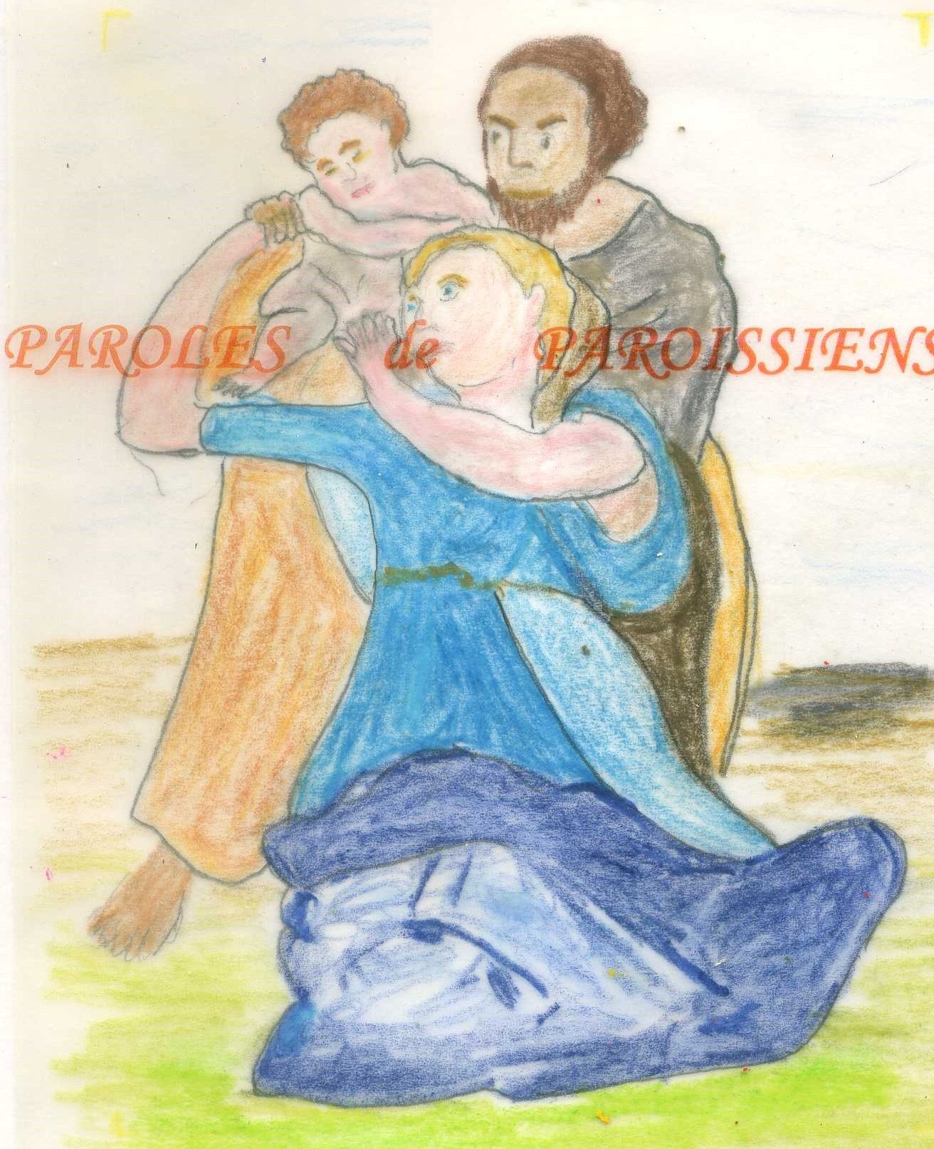 Évangile selon saint Luc 2,41-52
Chaque année, les parents de Jésus se rendaient à Jérusalem pour la fête de la Pâque. Quand il eut douze ans, ils montèrent en pèlerinage suivant la coutume. À la fin de la fête, comme ils s’en retournaient, le jeune Jésus resta à Jérusalem à l’insu de ses parents. Pensant qu’il était dans le convoi des pèlerins, ils firent une journée de chemin avant de le chercher parmi leurs parents et connaissances. Ne le trouvant pas, ils retournèrent à Jérusalem, en continuant à le chercher.
C’est au bout de trois jours qu’ils le trouvèrent dans le Temple, assis au milieu des docteurs de la Loi : il les écoutait et leur posait des questions, et tous ceux qui l’entendaient s’extasiaient sur son intelligence et sur ses réponses. En le voyant, ses parents furent frappés d’étonnement, et sa mère lui dit : « Mon enfant, pourquoi nous as-tu fait cela ? Vois comme ton père et moi, nous avons souffert en te cherchant ! » Il leur dit : « Comment se fait-il que vous m’ayez cherché ? Ne saviez-vous pas qu’il me faut être chez mon Père ? » Mais ils ne comprirent pas ce qu’il leur disait.
Il descendit avec eux pour se rendre à Nazareth, et il leur était soumis. Sa mère gardait dans son cœur tous ces événements. Quant à Jésus, il grandissait en sagesse, en taille et en grâce, devant Dieu et devant les hommes.
https://puiseralasource.org/nuit-de-noel/ Évangile selon saint Luc 2,41-52
Chaque année, les parents de Jésus se rendaient à Jérusalem pour la fête de la Pâque. Quand il eut douze ans, ils montèrent en pèlerinage suivant la coutume. À la fin de la fête, comme ils s’en retournaient, le jeune Jésus resta à Jérusalem à l’insu de ses parents. Pensant qu’il était dans le convoi des pèlerins, ils firent une journée de chemin avant de le chercher parmi leurs parents et connaissances. Ne le trouvant pas, ils retournèrent à Jérusalem, en continuant à le chercher.
C’est au bout de trois jours qu’ils le trouvèrent dans le Temple, assis au milieu des docteurs de la Loi : il les écoutait et leur posait des questions, et tous ceux qui l’entendaient s’extasiaient sur son intelligence et sur ses réponses. En le voyant, ses parents furent frappés d’étonnement, et sa mère lui dit : « Mon enfant, pourquoi nous as-tu fait cela ? Vois comme ton père et moi, nous avons souffert en te cherchant ! » Il leur dit : « Comment se fait-il que vous m’ayez cherché ? Ne saviez-vous pas qu’il me faut être chez mon Père ? » Mais ils ne comprirent pas ce qu’il leur disait.
Il descendit avec eux pour se rendre à Nazareth, et il leur était soumis. Sa mère gardait dans son cœur tous ces événements. Quant à Jésus, il grandissait en sagesse, en taille et en grâce, devant Dieu et devant les hommes.
https://puiseralasource.org/nuit-de-noel/