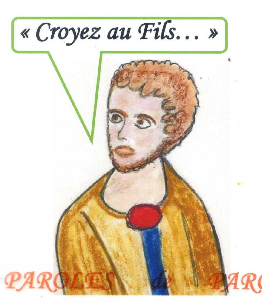 vangile selon saint Jean 3,16-18
 Dieu a tellement aim le monde quil a donn son Fils unique, afin que quiconque croit en lui ne se perde pas, mais obtienne la vie ternelle. Car Dieu a envoy son Fils dans le monde, non pas pour juger le monde, mais pour que, par lui, le monde soit sauv. Celui qui croit en lui chappe au Jugement ; celui qui ne croit pas est dj jug, du fait quil na pas cru au nom du Fils unique de Dieu.
http://www.pere-gilbert-adam.org/Sainte-Trinite-annee-A.html#evenement5586
Homlie du Pre Gilbert Adam