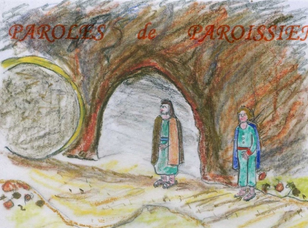Évangile selon saint Jean 20,1-9
Le premier jour de la semaine, Marie Madeleine se rend au tombeau de grand matin ; c’était encore les ténèbres. Elle s’aperçoit que la pierre a été enlevée du tombeau. Elle court donc trouver Simon-Pierre et l’autre disciple, celui que Jésus aimait, et elle leur dit : « On a enlevé le Seigneur de son tombeau, et nous ne savons pas où on l’a déposé. » Pierre partit donc avec l’autre disciple pour se rendre au tombeau. Ils couraient tous les deux ensemble, mais l’autre disciple courut plus vite que Pierre et arriva le premier au tombeau. En se penchant, il s’aperçoit que les linges sont posés à plat ; cependant il n’entre pas. Simon-Pierre, qui le suivait, arrive à son tour. Il entre dans le tombeau ; il aperçoit les linges, posés à plat, ainsi que le suaire qui avait entouré la tête de Jésus, non pas posé avec les linges, mais roulé à part à sa place. C’est alors qu’entra l’autre disciple, lui qui était arrivé le premier au tombeau. Il vit, et il crut. Jusque-là, en effet, les disciples n’avaient pas compris que, selon l’Écriture, il fallait que Jésus ressuscite d’entre les morts.
https://angouleme.catholique.fr/Sortir-homelie-de-Mgr-Gosselin-pour-la-fete-de-Paques-2020
Homélie de Mgr Gosselin Évangile selon saint Jean 20,1-9
Le premier jour de la semaine, Marie Madeleine se rend au tombeau de grand matin ; c’était encore les ténèbres. Elle s’aperçoit que la pierre a été enlevée du tombeau. Elle court donc trouver Simon-Pierre et l’autre disciple, celui que Jésus aimait, et elle leur dit : « On a enlevé le Seigneur de son tombeau, et nous ne savons pas où on l’a déposé. » Pierre partit donc avec l’autre disciple pour se rendre au tombeau. Ils couraient tous les deux ensemble, mais l’autre disciple courut plus vite que Pierre et arriva le premier au tombeau. En se penchant, il s’aperçoit que les linges sont posés à plat ; cependant il n’entre pas. Simon-Pierre, qui le suivait, arrive à son tour. Il entre dans le tombeau ; il aperçoit les linges, posés à plat, ainsi que le suaire qui avait entouré la tête de Jésus, non pas posé avec les linges, mais roulé à part à sa place. C’est alors qu’entra l’autre disciple, lui qui était arrivé le premier au tombeau. Il vit, et il crut. Jusque-là, en effet, les disciples n’avaient pas compris que, selon l’Écriture, il fallait que Jésus ressuscite d’entre les morts.
https://angouleme.catholique.fr/Sortir-homelie-de-Mgr-Gosselin-pour-la-fete-de-Paques-2020
Homélie de Mgr Gosselin