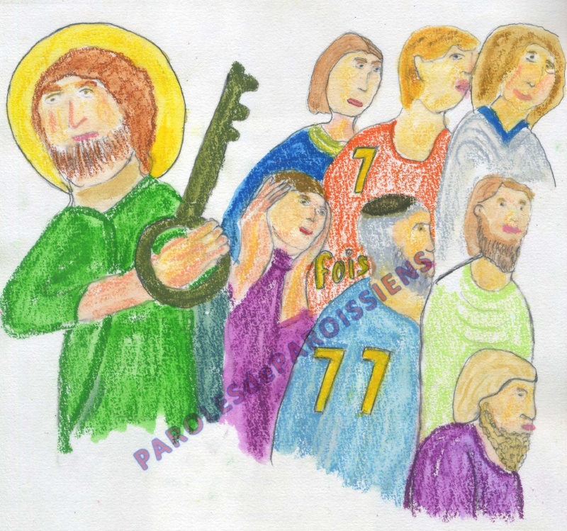 Évangile selon saint Matthieu 18,21-35
En ce temps-là, Pierre s’approcha de Jésus pour lui demander : « Seigneur, lorsque mon frère commettra des fautes contre moi, combien de fois dois-je lui pardonner ? Jusqu’à sept fois ? » Jésus lui répondit : « Je ne te dis pas jusqu’à sept fois, mais jusqu’à 70 fois sept fois. Ainsi, le royaume des Cieux est comparable à un roi qui voulut régler ses comptes avec ses serviteurs. Il commençait, quand on lui amena quelqu’un qui lui devait dix mille talents (c’est-à-dire soixante millions de pièces d’argent). Comme cet homme n’avait pas de quoi rembourser, le maître ordonna de le vendre, avec sa femme, ses enfants et tous ses biens, en remboursement de sa dette. Alors, tombant à ses pieds, le serviteur demeurait prosterné et disait : ‘Prends patience envers moi, et je te rembourserai tout.’ Saisi de compassion, le maître de ce serviteur le laissa partir et lui remit sa dette.
Mais, en sortant, ce serviteur trouva un de ses compagnons qui lui devait cent pièces d’argent. Il se jeta sur lui pour l’étrangler, en disant : ‘Rembourse ta dette !’ Alors, tombant à ses pieds, son compagnon le suppliait : ‘Prends patience envers moi, et je te rembourserai.’ Mais l’autre refusa et le fit jeter en prison jusqu’à ce qu’il ait remboursé ce qu’il devait. Ses compagnons, voyant cela, furent profondément attristés et allèrent raconter à leur maître tout ce qui s’était passé. Alors celui-ci le fit appeler et lui dit : ‘Serviteur mauvais ! je t’avais remis toute cette dette parce que tu m’avais supplié. Ne devais-tu pas, à ton tour, avoir pitié de ton compagnon, comme moi-même j’avais eu pitié de toi ?’ Dans sa colère, son maître le livra aux bourreaux jusqu’à ce qu’il eût remboursé tout ce qu’il devait.
C’est ainsi que mon Père du ciel vous traitera, si chacun de vous ne pardonne pas à son frère du fond du cœur. »
http://qe.catholique.org/homa-c-lie/4211-titre
Homélie du Père Joseph-Marie Verlinde Évangile selon saint Matthieu 18,21-35
En ce temps-là, Pierre s’approcha de Jésus pour lui demander : « Seigneur, lorsque mon frère commettra des fautes contre moi, combien de fois dois-je lui pardonner ? Jusqu’à sept fois ? » Jésus lui répondit : « Je ne te dis pas jusqu’à sept fois, mais jusqu’à 70 fois sept fois. Ainsi, le royaume des Cieux est comparable à un roi qui voulut régler ses comptes avec ses serviteurs. Il commençait, quand on lui amena quelqu’un qui lui devait dix mille talents (c’est-à-dire soixante millions de pièces d’argent). Comme cet homme n’avait pas de quoi rembourser, le maître ordonna de le vendre, avec sa femme, ses enfants et tous ses biens, en remboursement de sa dette. Alors, tombant à ses pieds, le serviteur demeurait prosterné et disait : ‘Prends patience envers moi, et je te rembourserai tout.’ Saisi de compassion, le maître de ce serviteur le laissa partir et lui remit sa dette.
Mais, en sortant, ce serviteur trouva un de ses compagnons qui lui devait cent pièces d’argent. Il se jeta sur lui pour l’étrangler, en disant : ‘Rembourse ta dette !’ Alors, tombant à ses pieds, son compagnon le suppliait : ‘Prends patience envers moi, et je te rembourserai.’ Mais l’autre refusa et le fit jeter en prison jusqu’à ce qu’il ait remboursé ce qu’il devait. Ses compagnons, voyant cela, furent profondément attristés et allèrent raconter à leur maître tout ce qui s’était passé. Alors celui-ci le fit appeler et lui dit : ‘Serviteur mauvais ! je t’avais remis toute cette dette parce que tu m’avais supplié. Ne devais-tu pas, à ton tour, avoir pitié de ton compagnon, comme moi-même j’avais eu pitié de toi ?’ Dans sa colère, son maître le livra aux bourreaux jusqu’à ce qu’il eût remboursé tout ce qu’il devait.
C’est ainsi que mon Père du ciel vous traitera, si chacun de vous ne pardonne pas à son frère du fond du cœur. »
http://qe.catholique.org/homa-c-lie/4211-titre
Homélie du Père Joseph-Marie Verlinde