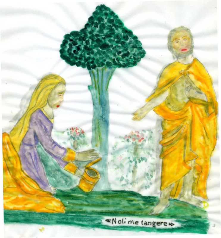 Jn 20,1-9
Le premier jour de la semaine, Marie Madeleine se rend au tombeau de grand matin ; c'était encore les ténèbres. Elle s'aperçoit que la pierre a été enlevée du tombeau. Elle court donc trouver Simon-Pierre et l'autre disciple, celui que Jésus aimait, et elle leur dit : « On a enlevé le Seigneur de son tombeau, et nous ne savons pas où on l'a déposé. » Pierre partit donc avec l'autre disciple pour se rendre au tombeau. Ils couraient tous les deux ensemble, mais l'autre disciple courut plus vite que Pierre et arriva le premier au tombeau. En se penchant, il s'aperçoit que les linges sont posés à plat ; cependant il n'entre pas. Simon-Pierre, qui le suivait, arrive à son tour. Il entre dans le tombeau ; il aperçoit les linges, posés à plat, ainsi que le suaire qui avait entouré la tête de Jésus, non pas posé avec les linges, mais roulé à part à sa place. C'est alors qu'entra l'autre disciple, lui qui était arrivé le premier au tombeau. Il vit, et il crut. Jusque-là, en effet, les disciples n'avaient pas compris que, selon l'Écriture, il fallait que Jésus ressuscite d'entre les morts.
http://www.croire.com/Textes-du-dimanche/2016/Saint-Jour-de-Paques-dimanche-27-mars-2016/L-incroyable Jn 20,1-9
Le premier jour de la semaine, Marie Madeleine se rend au tombeau de grand matin ; c'était encore les ténèbres. Elle s'aperçoit que la pierre a été enlevée du tombeau. Elle court donc trouver Simon-Pierre et l'autre disciple, celui que Jésus aimait, et elle leur dit : « On a enlevé le Seigneur de son tombeau, et nous ne savons pas où on l'a déposé. » Pierre partit donc avec l'autre disciple pour se rendre au tombeau. Ils couraient tous les deux ensemble, mais l'autre disciple courut plus vite que Pierre et arriva le premier au tombeau. En se penchant, il s'aperçoit que les linges sont posés à plat ; cependant il n'entre pas. Simon-Pierre, qui le suivait, arrive à son tour. Il entre dans le tombeau ; il aperçoit les linges, posés à plat, ainsi que le suaire qui avait entouré la tête de Jésus, non pas posé avec les linges, mais roulé à part à sa place. C'est alors qu'entra l'autre disciple, lui qui était arrivé le premier au tombeau. Il vit, et il crut. Jusque-là, en effet, les disciples n'avaient pas compris que, selon l'Écriture, il fallait que Jésus ressuscite d'entre les morts.
http://www.croire.com/Textes-du-dimanche/2016/Saint-Jour-de-Paques-dimanche-27-mars-2016/L-incroyable